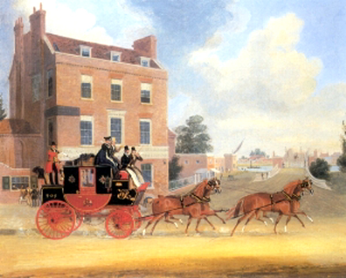 James Pollard the Quick Silver Royal Mail Coach 1835